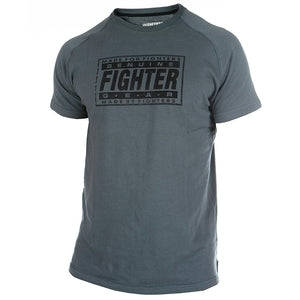 Fighter logo T-Shirt grå