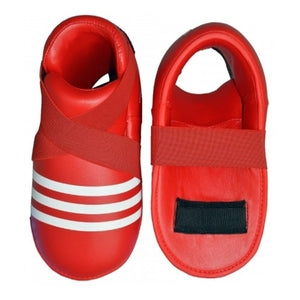 Adidas Wako Kickboxnings Fotskydd röd
