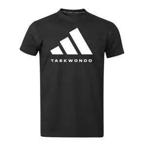 Adidas T-shirt Taekwondo Svart-Vit