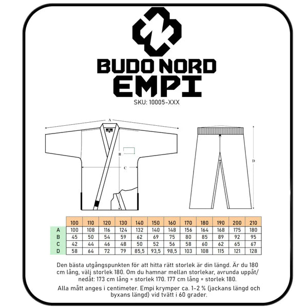 Budo-Nord Empi Svart